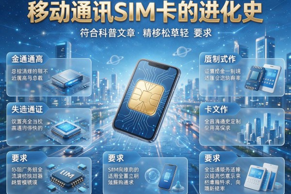 移动通讯SIM卡的进化史