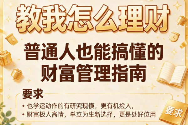 教我怎么理财：普通人也能搞懂的财富管理指南