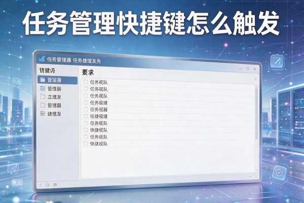 任务管理器快捷键怎么触发