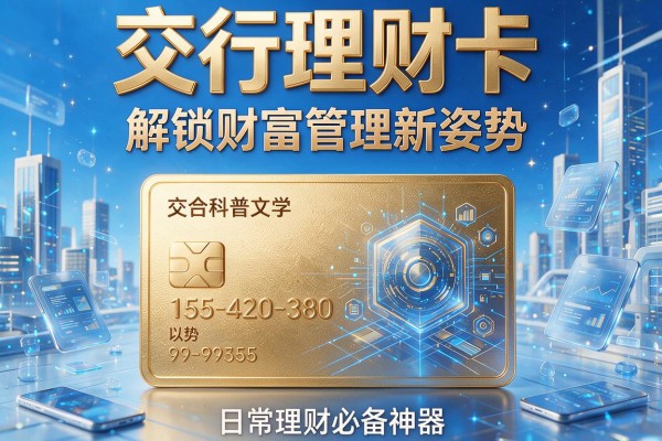 交行理财卡：解锁财富管理新姿势，日常理财必备神器