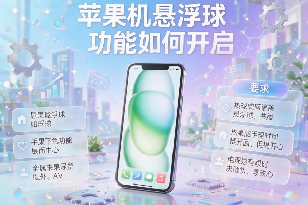 苹果手机悬浮球功能如何开启