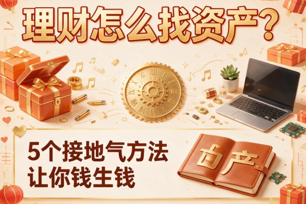 理财怎么找资产？5个接地气方法让你钱生钱