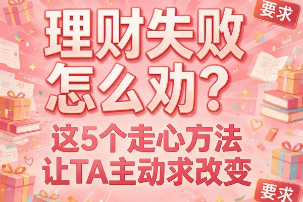 理财失败怎么劝？这5个走心方法让TA主动求改变