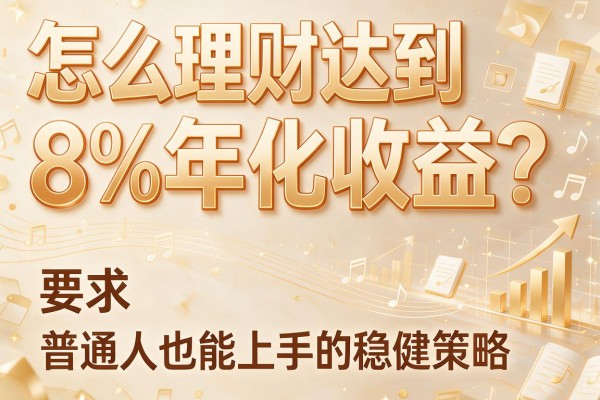 怎么理财达到8%年化收益？普通人也能上手的稳健策略