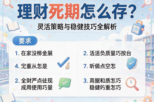 理财死期怎么存？灵活策略与稳健技巧全解析