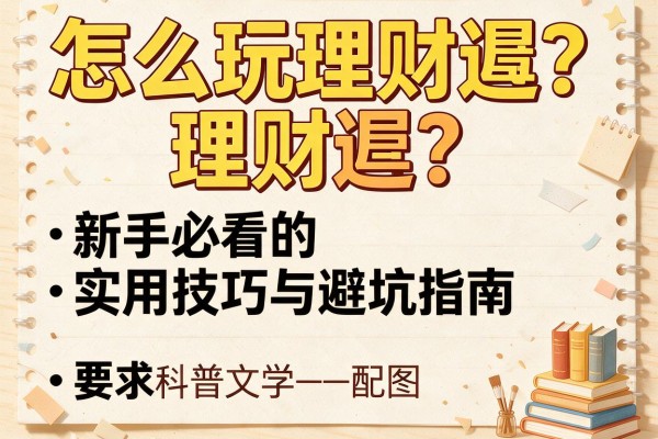 怎么玩理财逿？新手必看的实用技巧与避坑指南