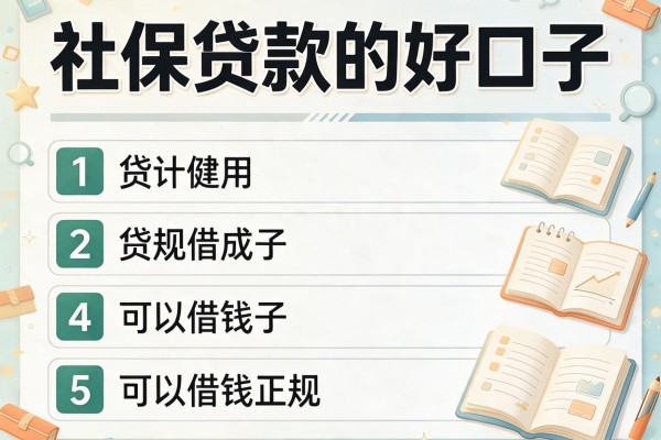 社保贷款的好口子,阐述5家可以借钱的正规平台