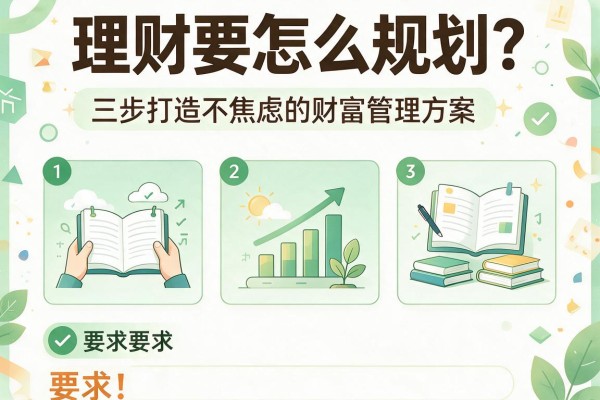 理财要怎么规划？三步打造不焦虑的财富管理方案