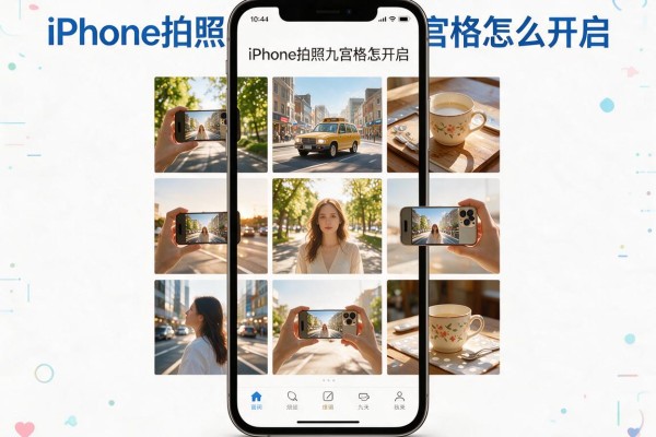 iPhone拍照九宫格怎么开启？