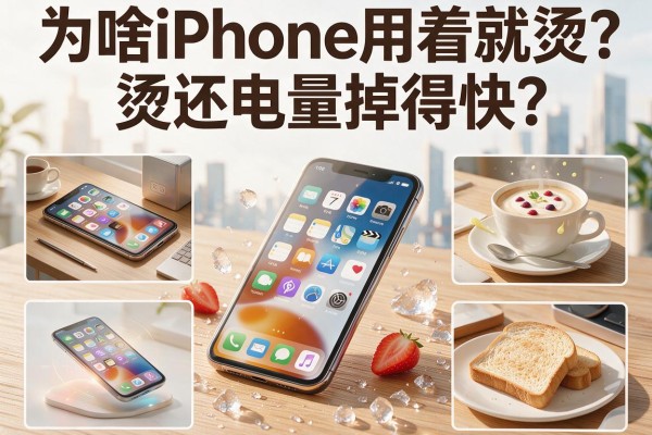 为啥iPhone用着就烫还电量掉得快？