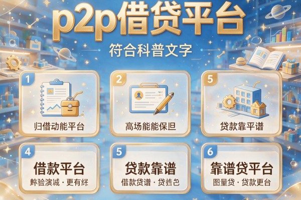p2p借贷平台，归纳5个贷款靠谱的平台