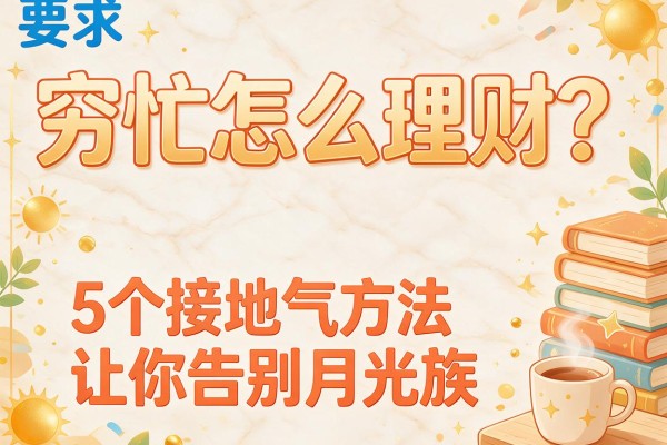 穷忙怎么理财？5个接地气方法让你告别月光族