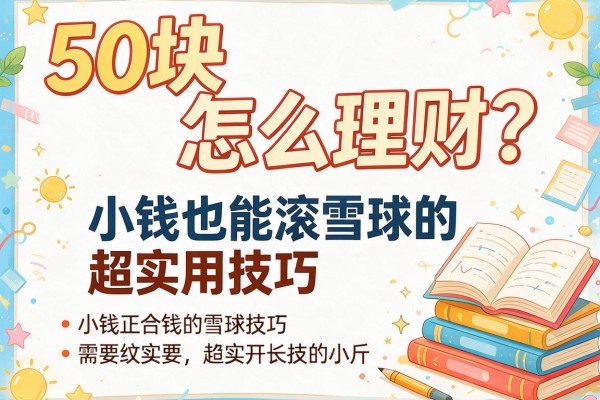 50块怎么理财？小钱也能滚雪球的超实用技巧