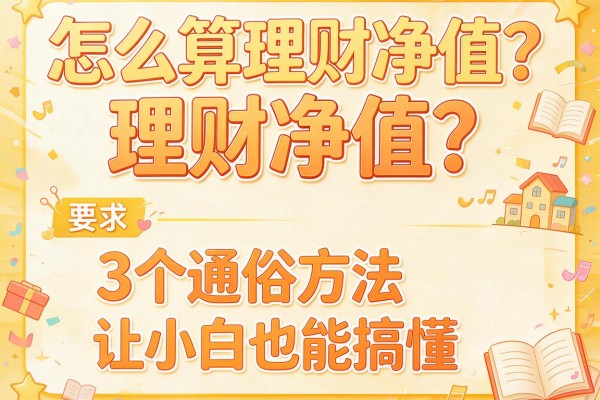 怎么算理财净值？3个通俗方法让小白也能搞懂