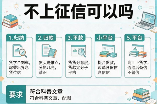 不上征信可以吗，归纳5个小平台贷款