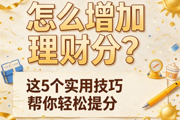 怎么增加理财分？这5个实用技巧帮你轻松提分