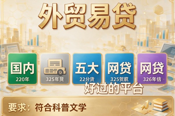 外贸易贷,国内五大网贷好过的平台