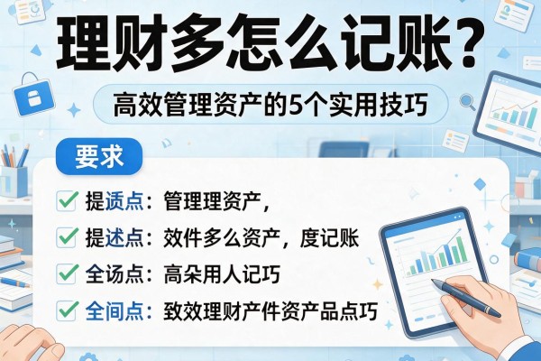 理财多怎么记账？高效管理资产的5个实用技巧