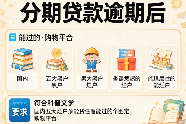 分期贷款逾期后,国内五大黑户烂户能过的购物平台