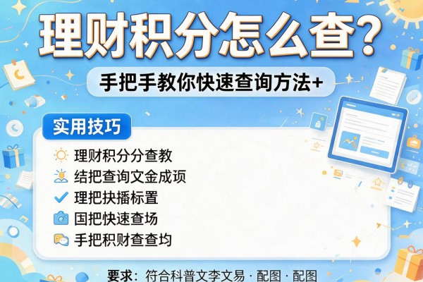 理财积分怎么查？手把手教你快速查询方法+实用技巧