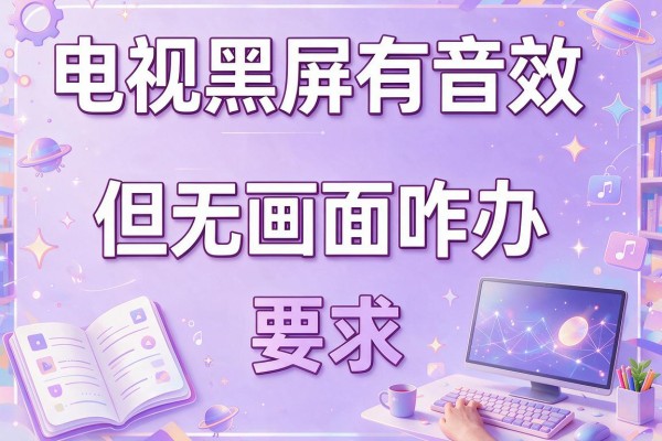 电视黑屏有音效但无画面咋办