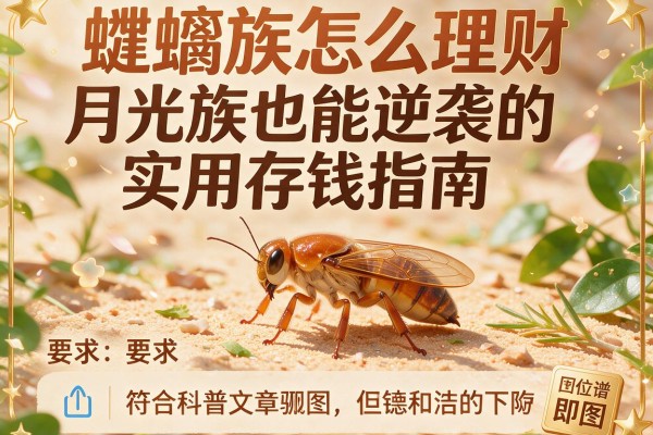 蟋蟀族怎么理财：月光族也能逆袭的实用存钱指南