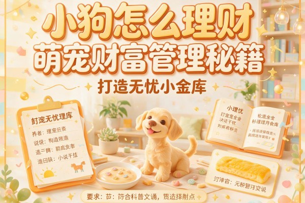 小狗怎么理财：萌宠财富管理秘籍，打造无忧小金库