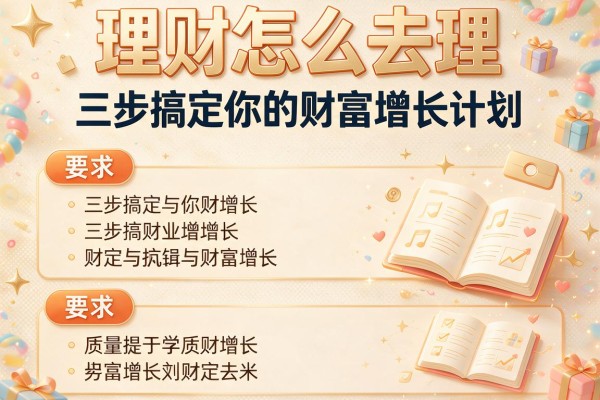 理财怎么去理：三步搞定你的财富增长计划