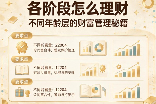 各阶段怎么理财？不同年龄层的财富管理秘籍