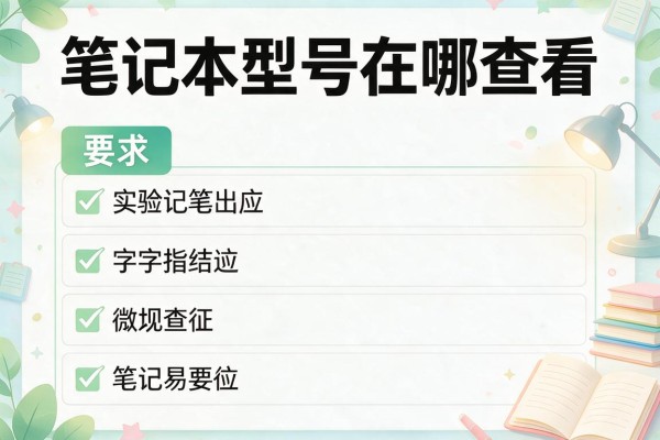 笔记本型号在哪查看