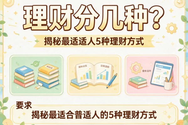 理财分几种？揭秘最适合普通人的5种理财方式