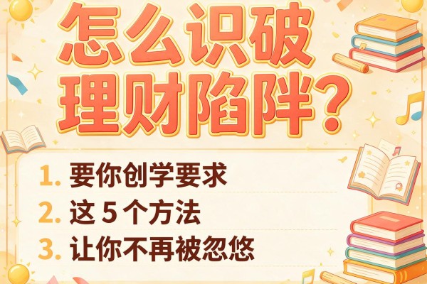怎么识破理财陷阱？这5个方法让你不再被忽悠