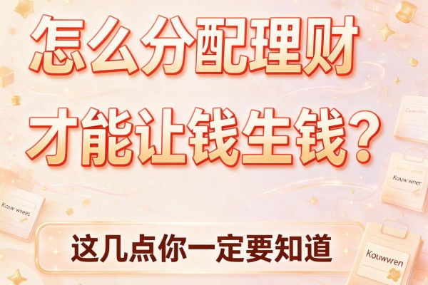 怎么分配理财才能让钱生钱？这几点你一定要知道