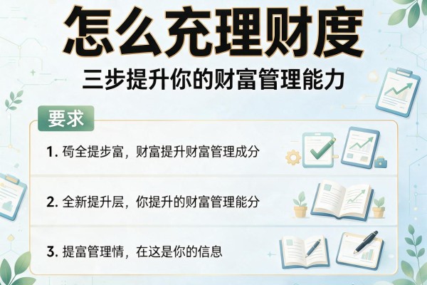 怎么充理财度：三步提升你的财富管理能力