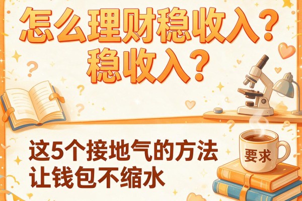 怎么理财稳收入？这5个接地气的方法让钱包不缩水