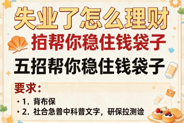 失业了怎么理财：五招帮你稳住钱袋子