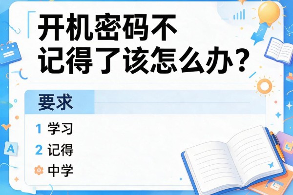 开机密码不记得了该怎么办?