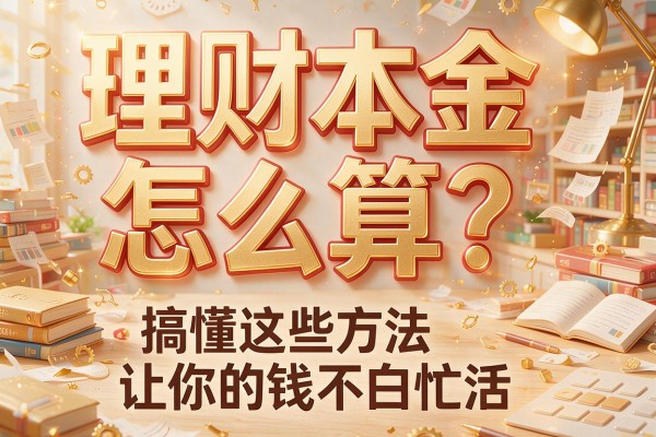 理财本金怎么算？搞懂这些方法让你的钱不白忙活