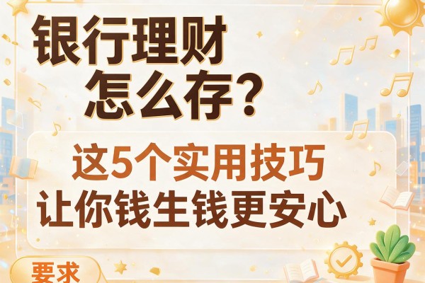 银行理财怎么存？这5个实用技巧让你钱生钱更安心