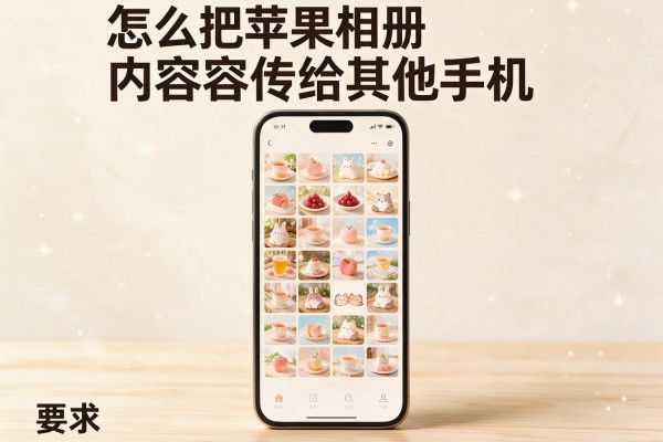 怎么把苹果相册内容传给其他手机