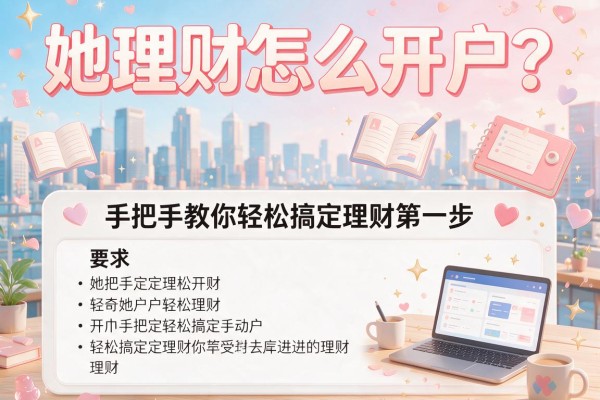 她理财怎么开户？手把手教你轻松搞定理财第一步