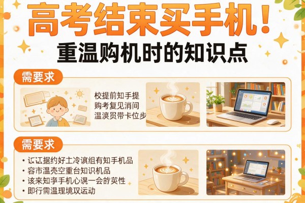 高考结束买手机!重温购机时的“知识点”
