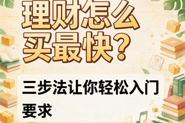 理财怎么买最快？三步法让你轻松入门