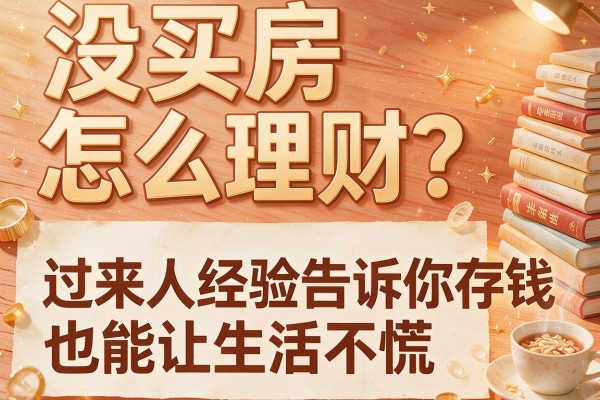 没买房怎么理财？过来人经验告诉你存钱也能让生活不慌