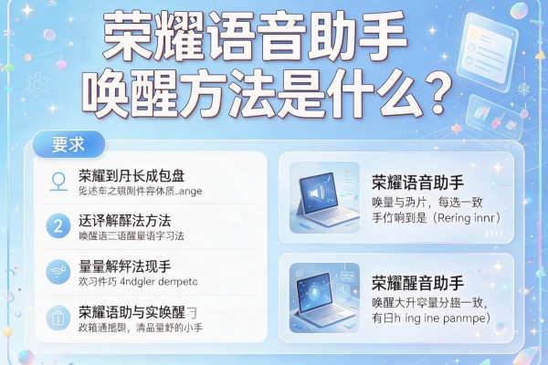 荣耀语音助手唤醒方法是什么？