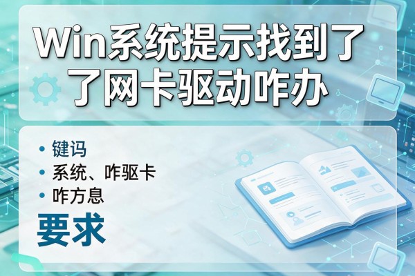 Win系统提示找不到网卡驱动咋办?