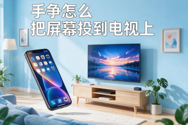 手机怎么把屏幕投到电视上?