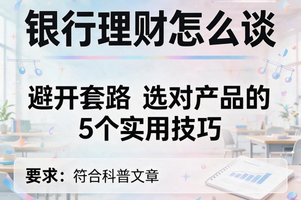 银行理财怎么谈：避开套路选对产品的5个实用技巧
