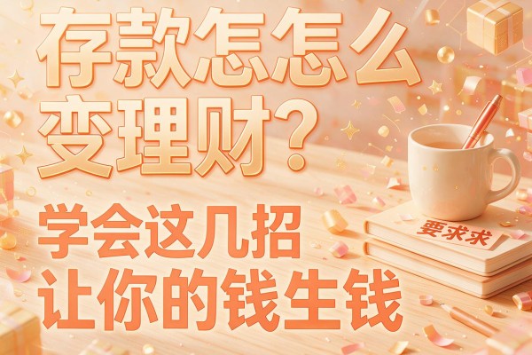 存款怎么变理财？学会这几招让你的钱生钱