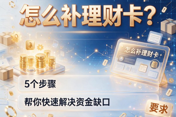 怎么补理财卡？5个步骤帮你快速解决资金缺口
